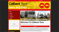 Desktop Screenshot of callbacktaxis.co.uk